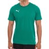 Puma t-shirt zielony koszulka męska na krótki rękaw logo na piersi
